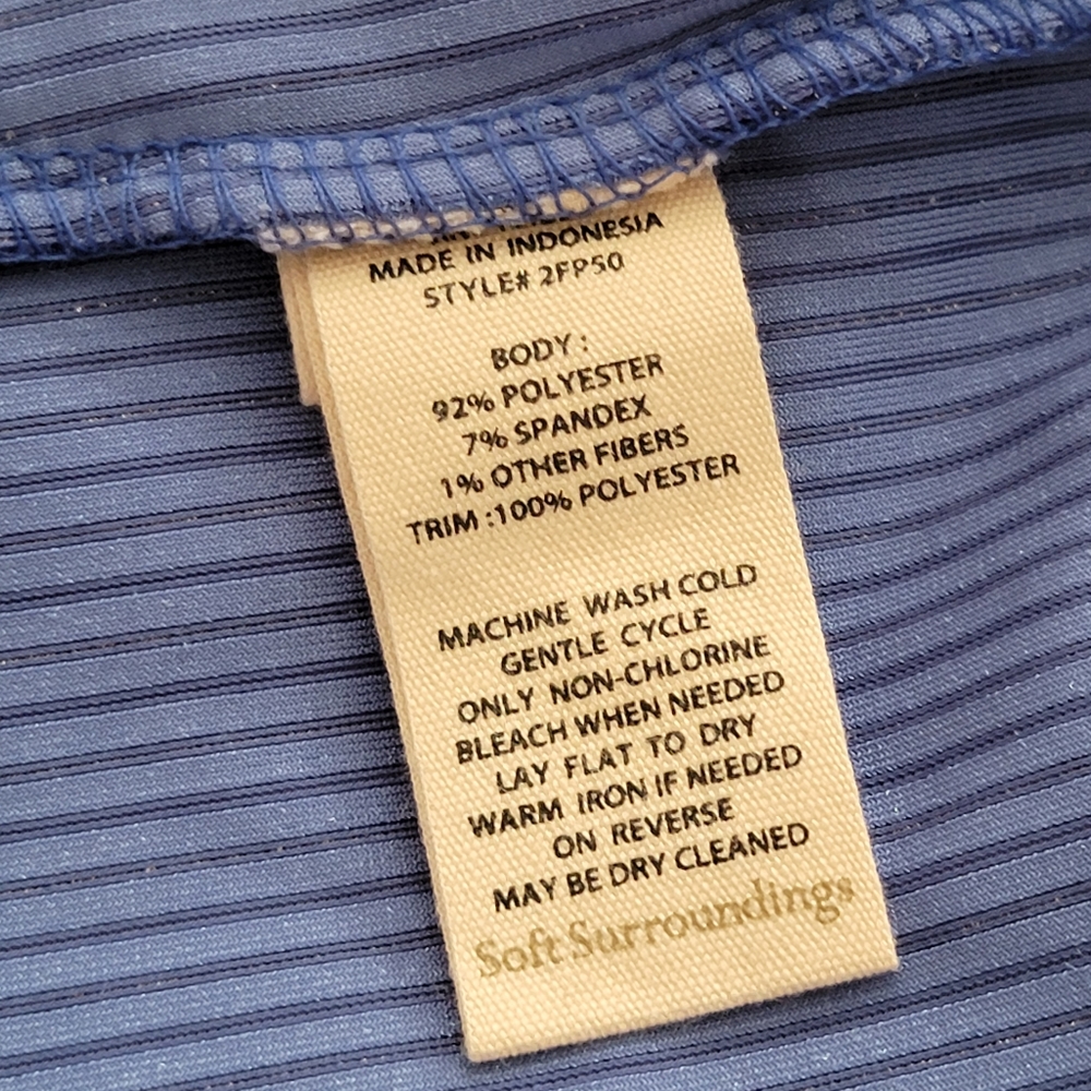 Soft Surroundings Velvet Boyfriend Shirt - Picture 6 of 9
